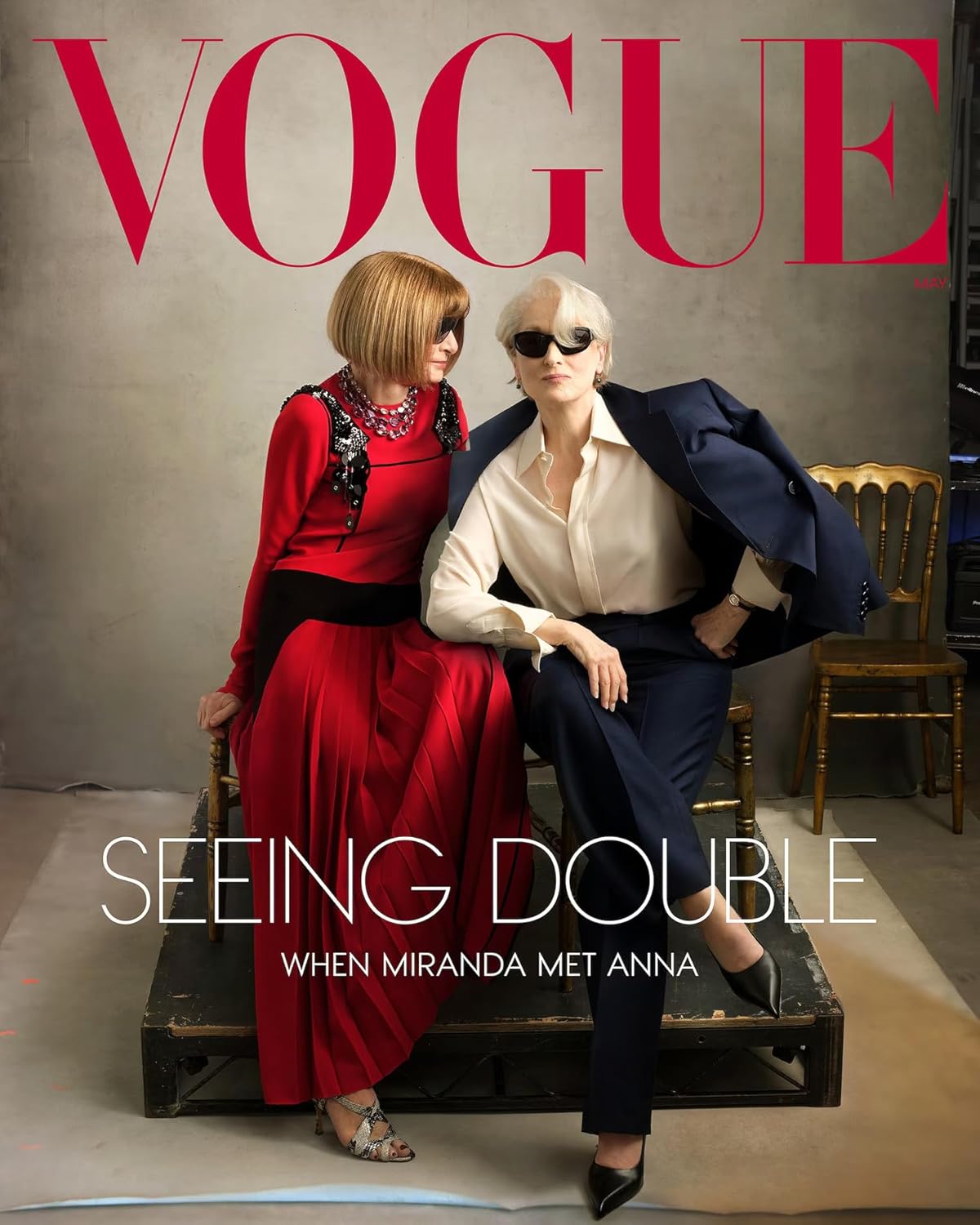 Vogue USA Magazine May 2026 : Miranda Met Anna