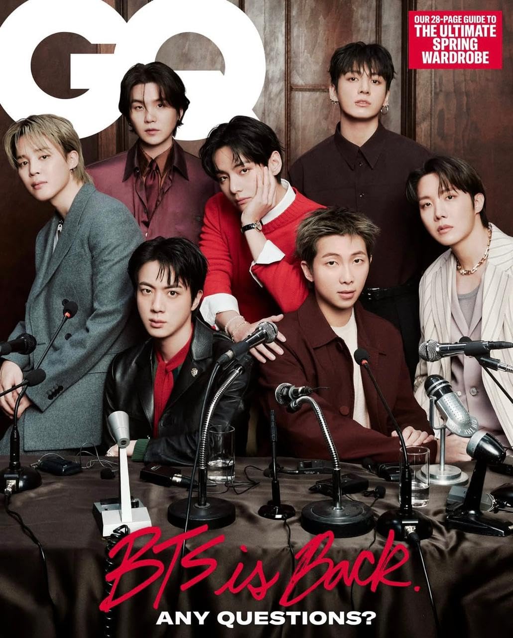 GQ Italia Magazine March 2026 : BTS is BACK