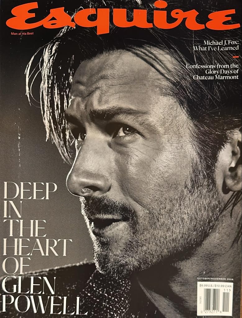 Esquire Magazine October/November 2026: Glen Powell