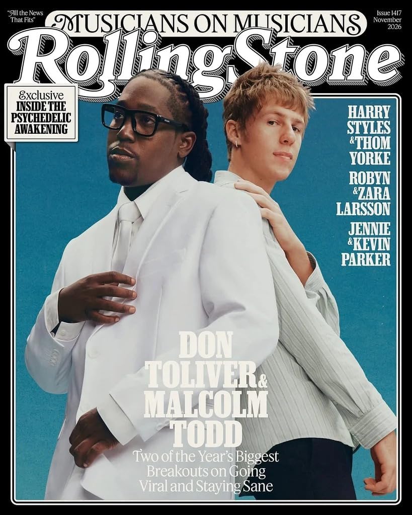 Rolling Stone Magazine USA - November 2026: Don Toliver & Malcolm Todd