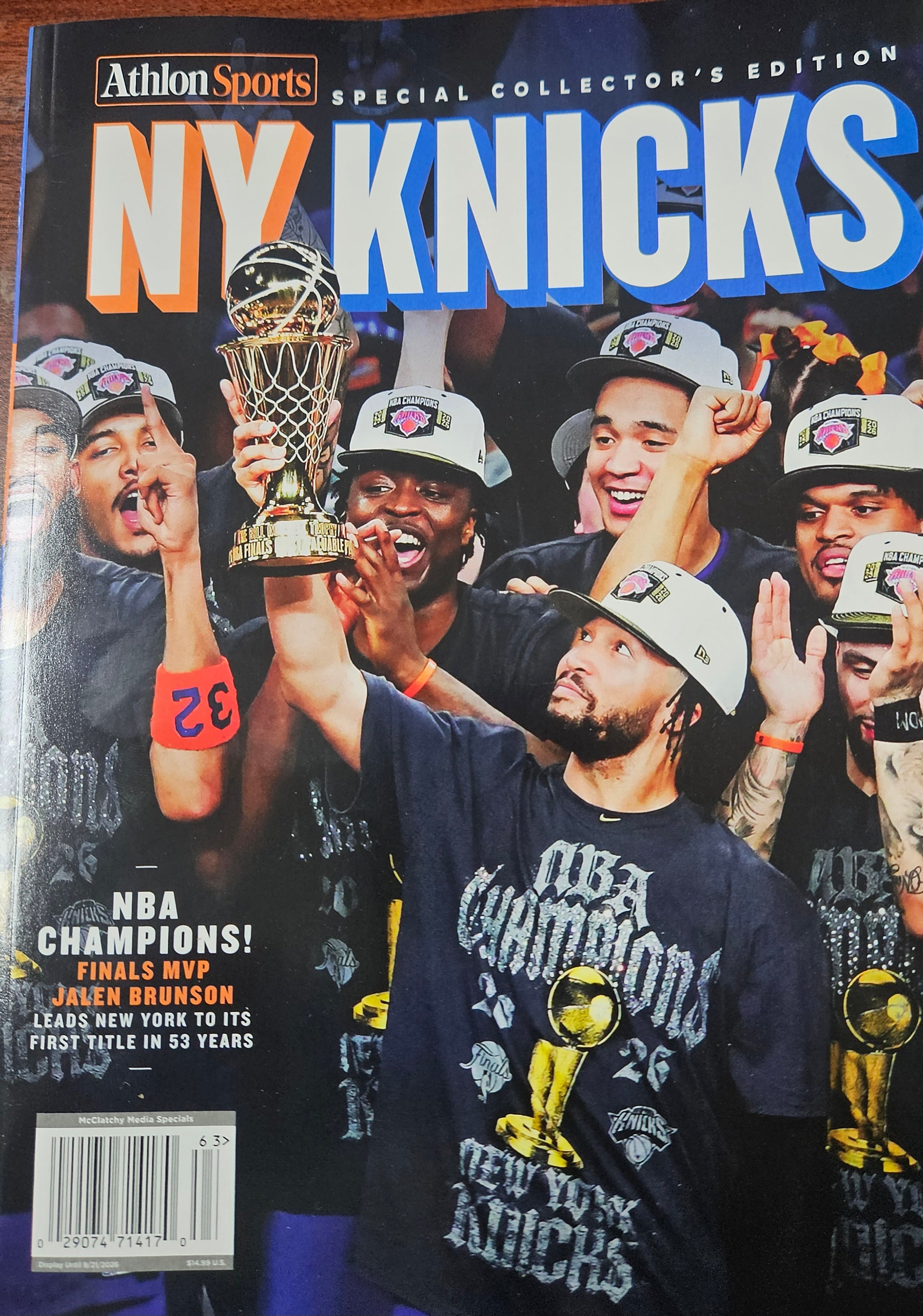 Athlon Sports Magazine Special Collector's Edition 2026 : New York Knicks
