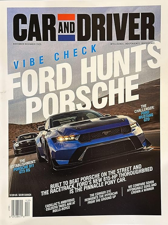 Car And Driver Magazine November December 2025