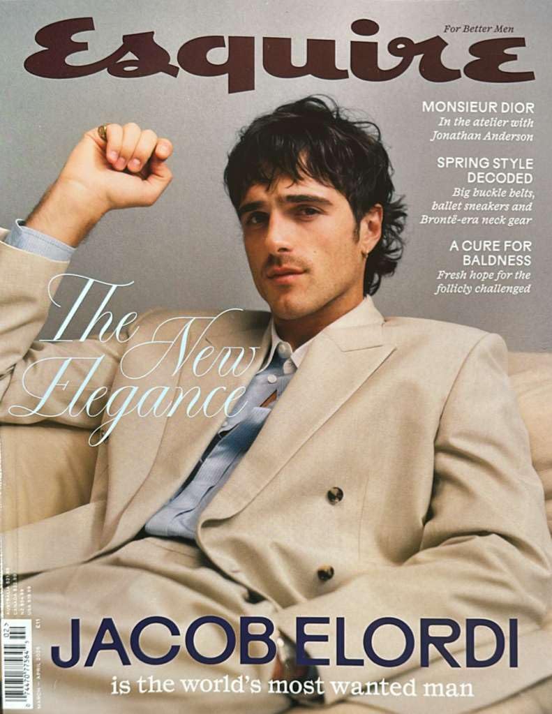 Esquire Uk Magazine March April 2026: Jacob Elordi