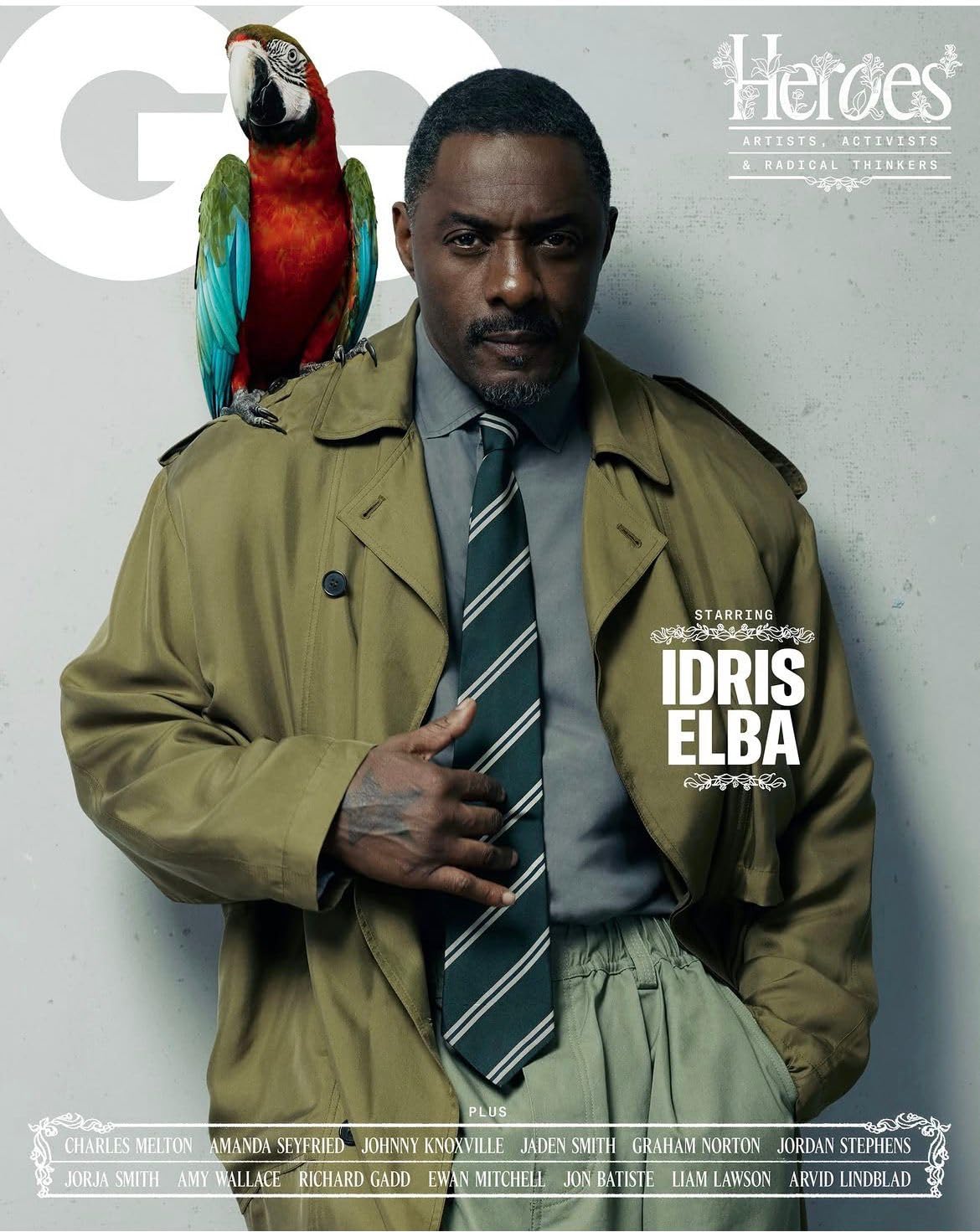 British GQ Magazine Heroes Issue 2026 : Idris Elba