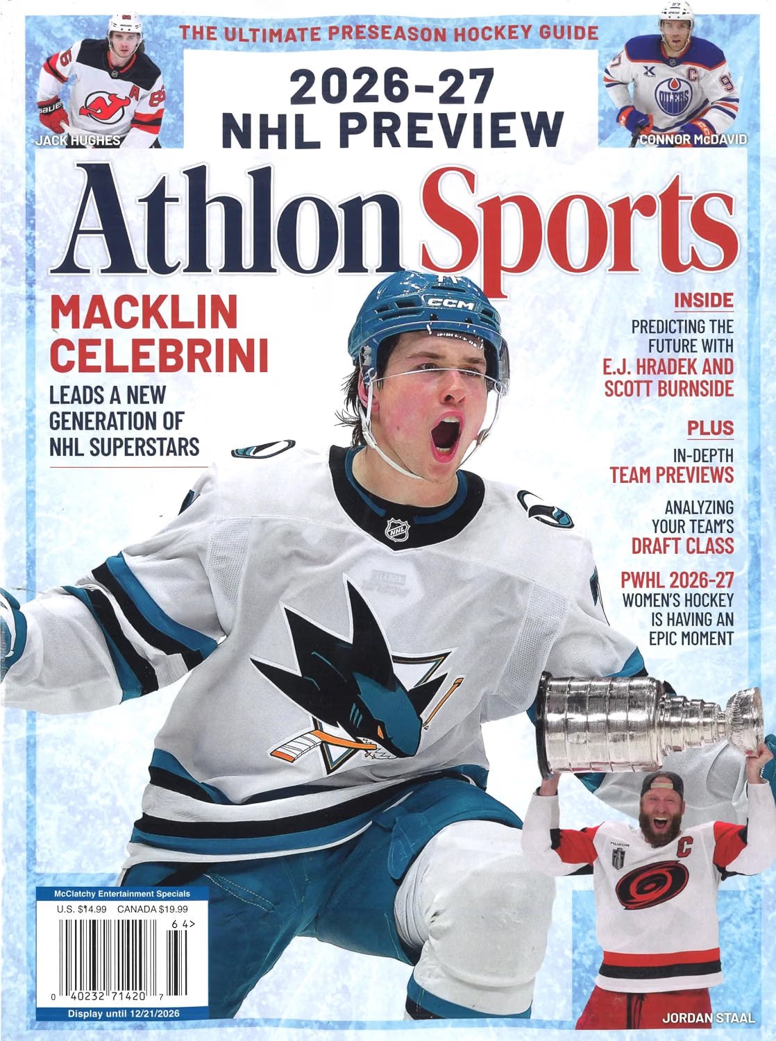 Athlon Sports NHL Preview 2026-27 Magazine Issue 64 Year 2026