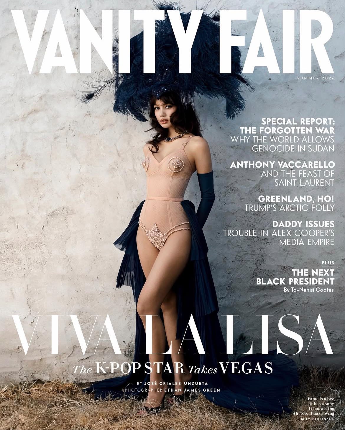 Vanity Fair Magazine Summer 2026 : Viva La Lisa, The K-Pop Star Blackpink
