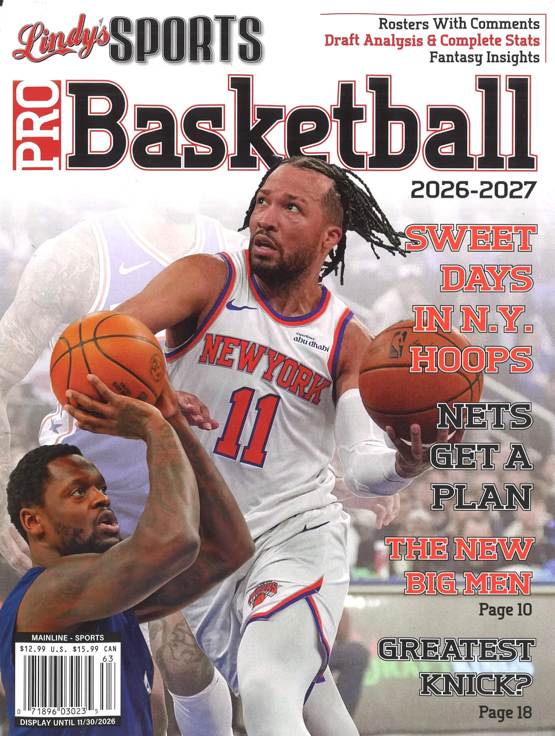 Lindys Sports Pro Basketball 2026-2027 New York