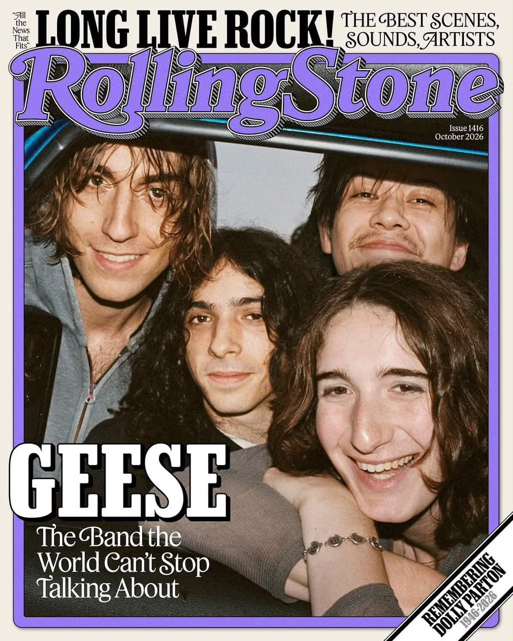 Rolling Stone USA Magazine October 2026 : Long Live Rock - GEESE