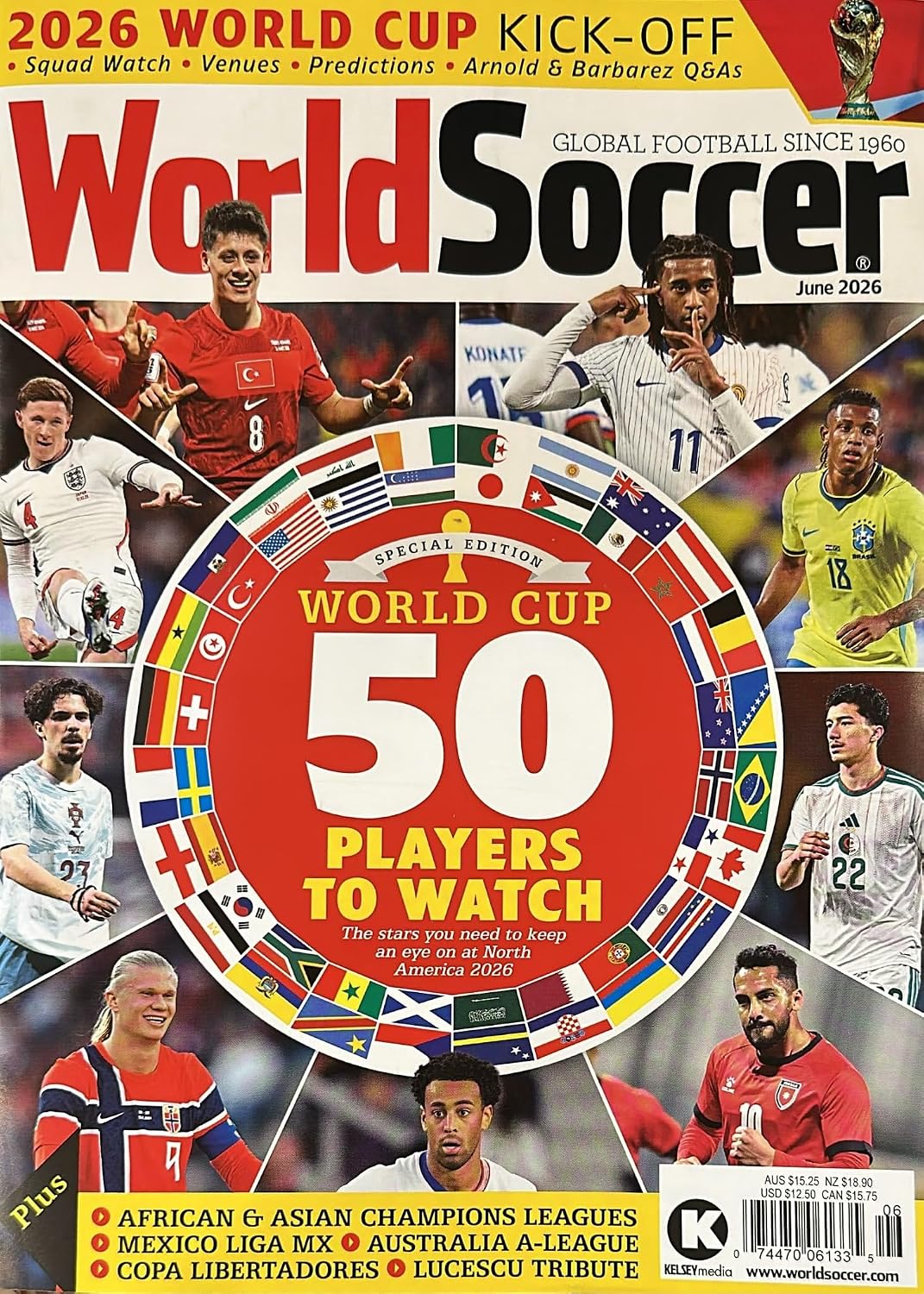 World Soccer Magazine June 2026: World Cup 50 Players To Watch