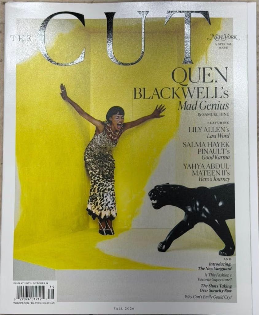 New York Magazine : The Cut Fall 2026 Featuring Quen Blackwell