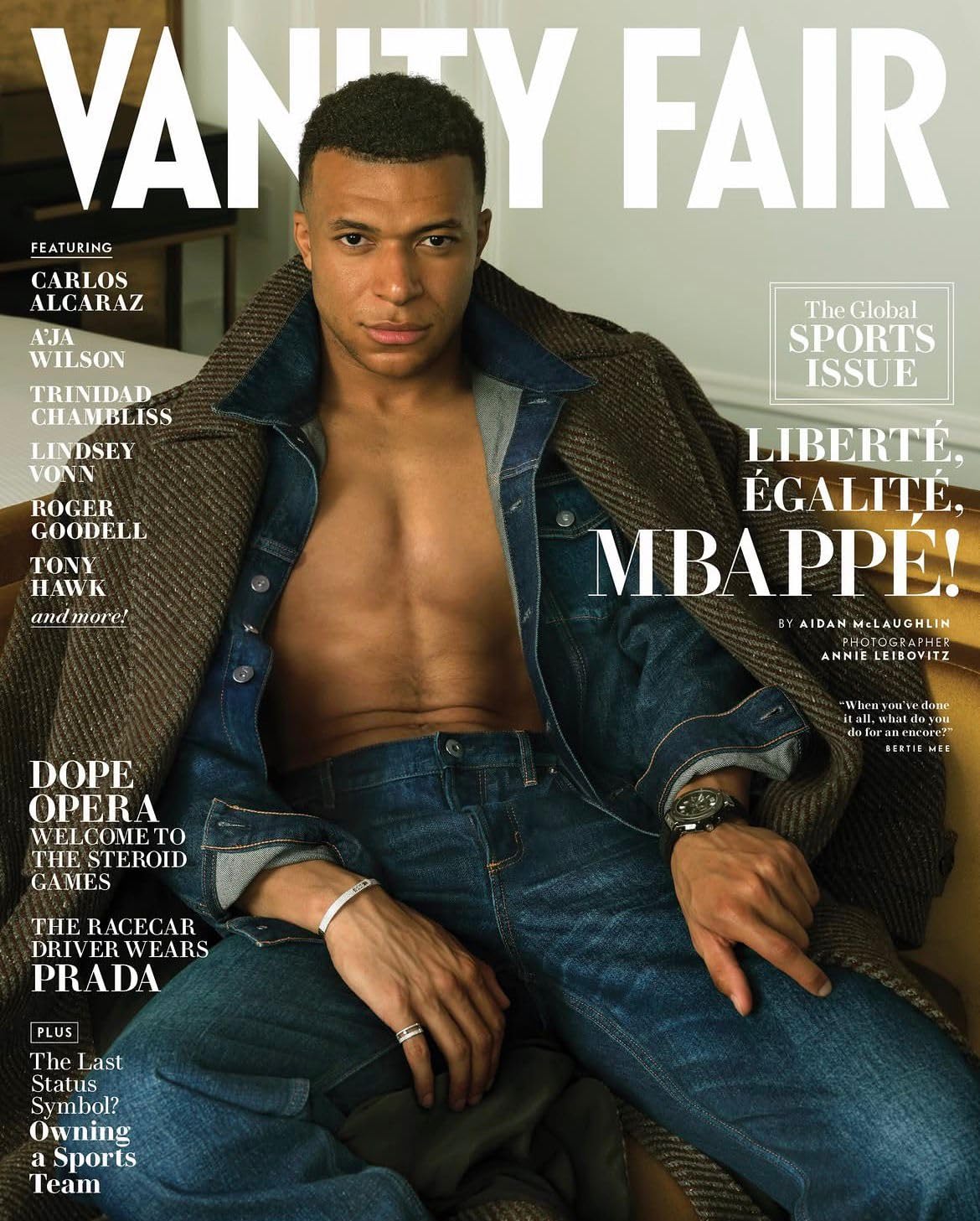Vanity Fair Magazine The Global Sports Issue 2026: Kylia n Mbapp é Cover