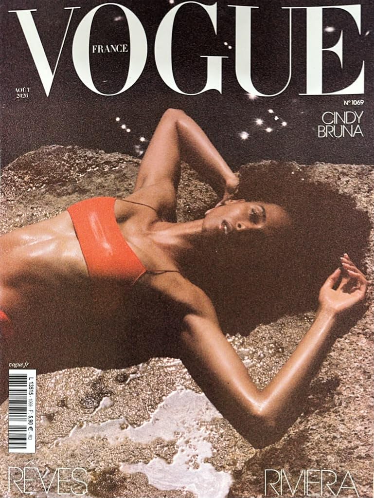 Vogue France Magazine August 2026 Cindy Bruna